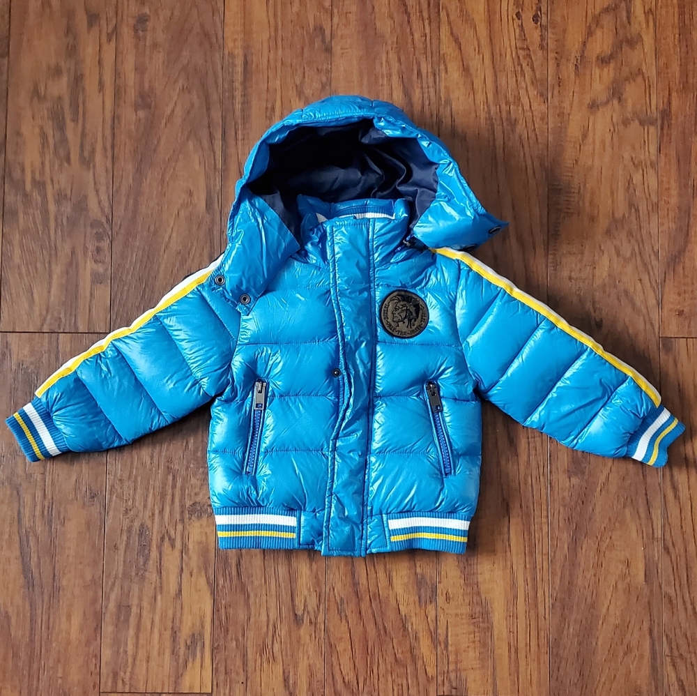 DIESEL Hooded Puffer Jacket for toddler boy 24M